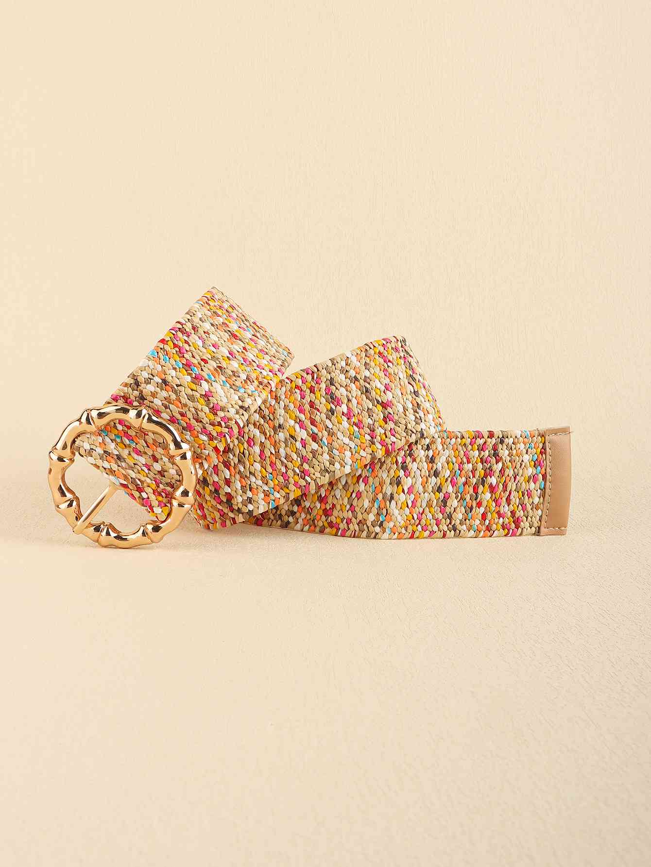 Ceinture large multicolore