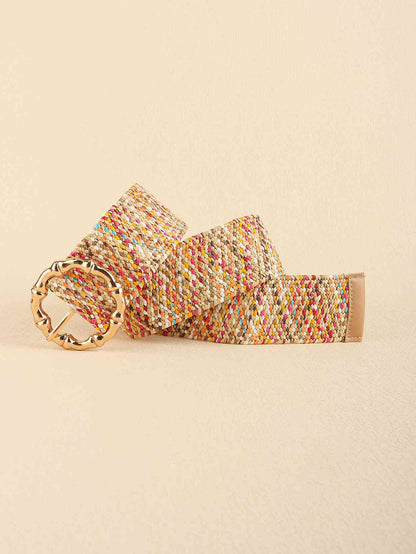 Ceinture large multicolore