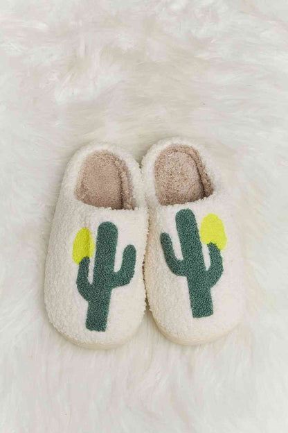 Pantoufles en peluche Melody Cactus