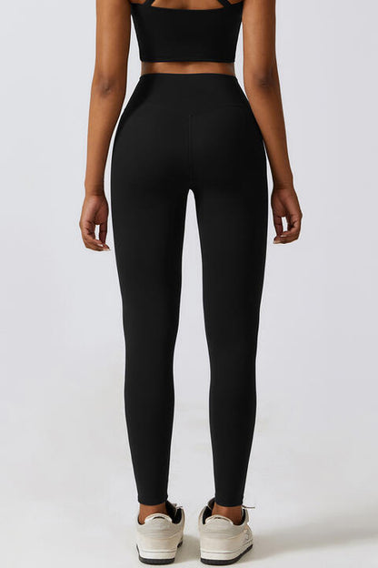 Legging de sport à taille en V