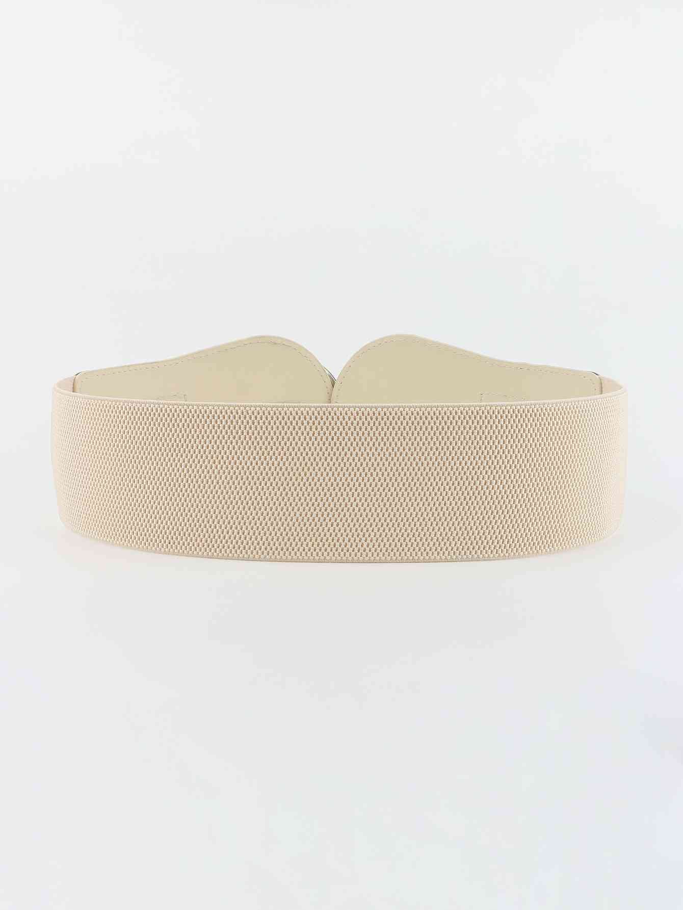 Ceinture large élastique en PU