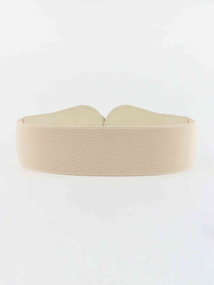 Ceinture large élastique en PU