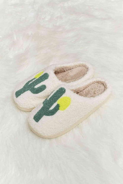 Pantoufles en peluche Melody Cactus