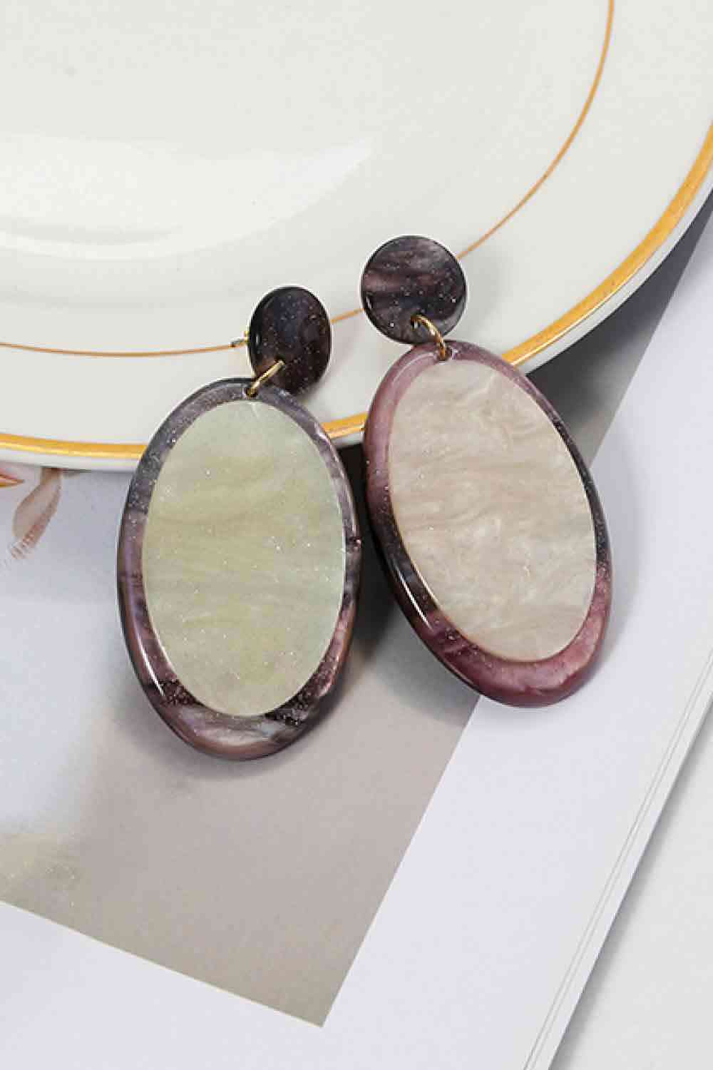 Teardrop Acrylic Earrings