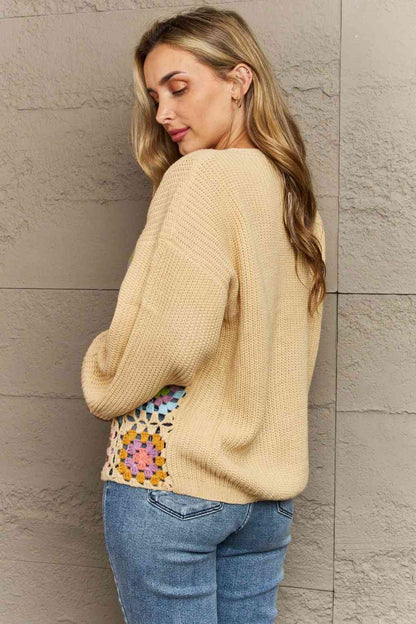 HEYSON Plus à venir Pull au crochet Pull