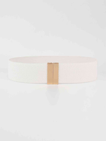 Ceinture élastique à boucle en alliage