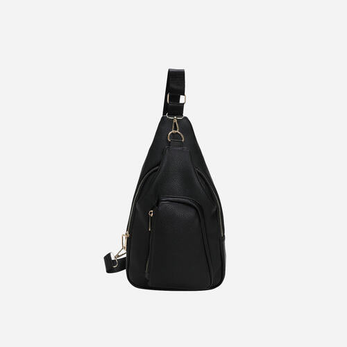 PU Leather Sling Bag