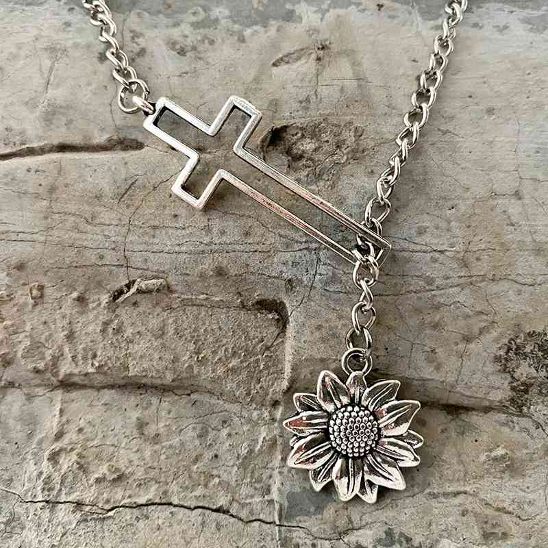 Collier chaîne croisée