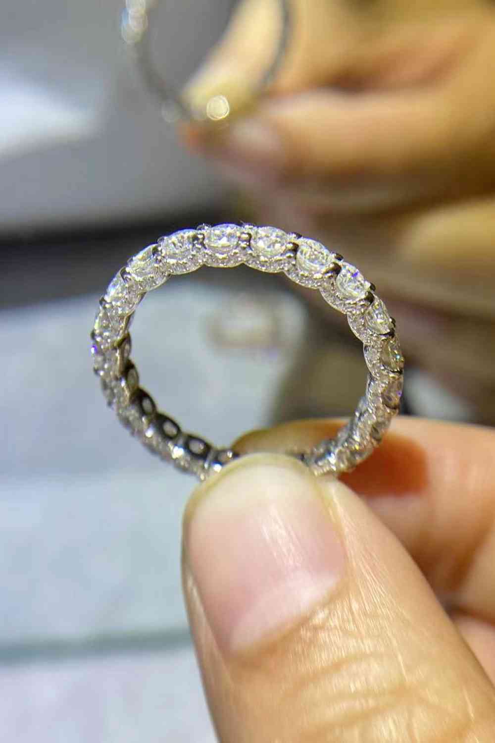 Bague Moissanite de 1,5 carat, vous l'avez