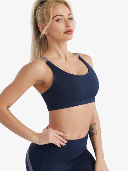 Soutien-gorge de sport croisé