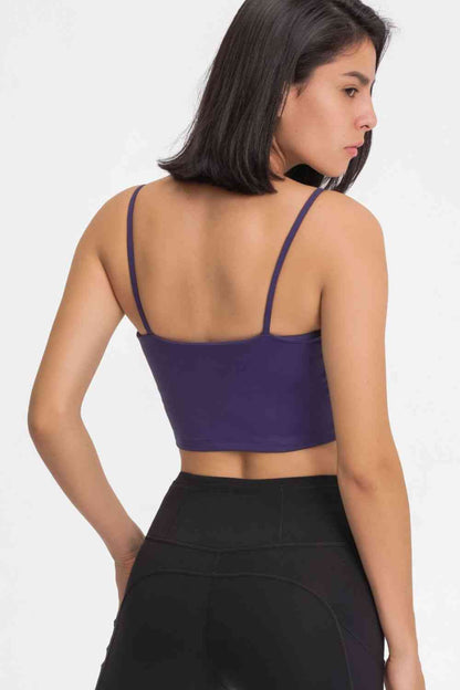 Feel Like Skin - Camisole de sport à encolure dégagée