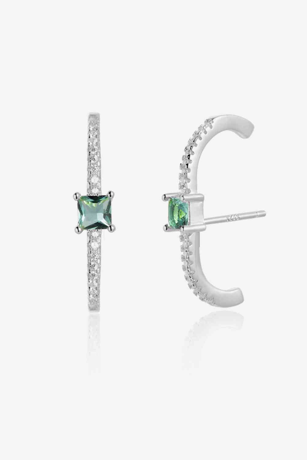 Zircon 925 Sterling Silver Earrings