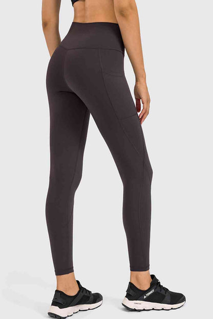 Legging de yoga taille haute avec poche latérale