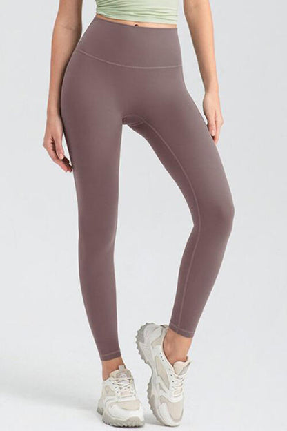 Leggings deportivos de cintura alta con cintura ancha