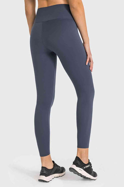 Leggings de yoga taille haute longueur cheville