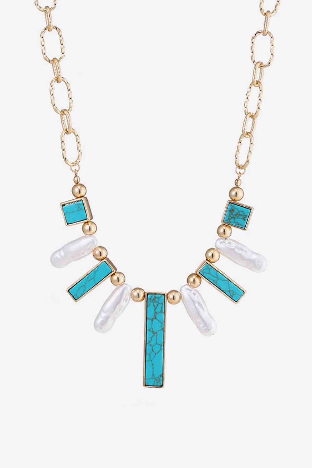 Collier en alliage turquoise