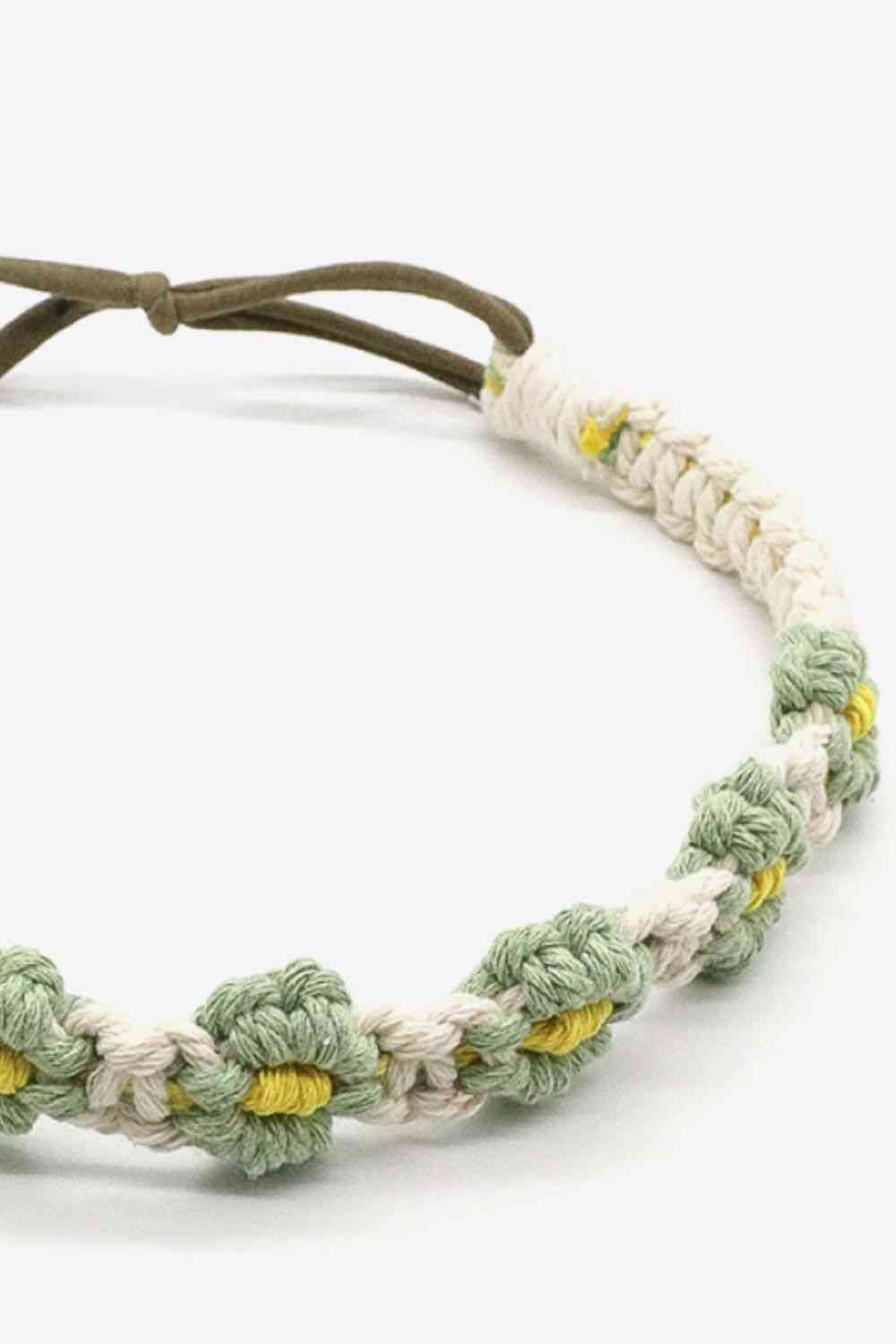 Paquete de 2 diademas de macramé con margaritas de In My Circle, surtido