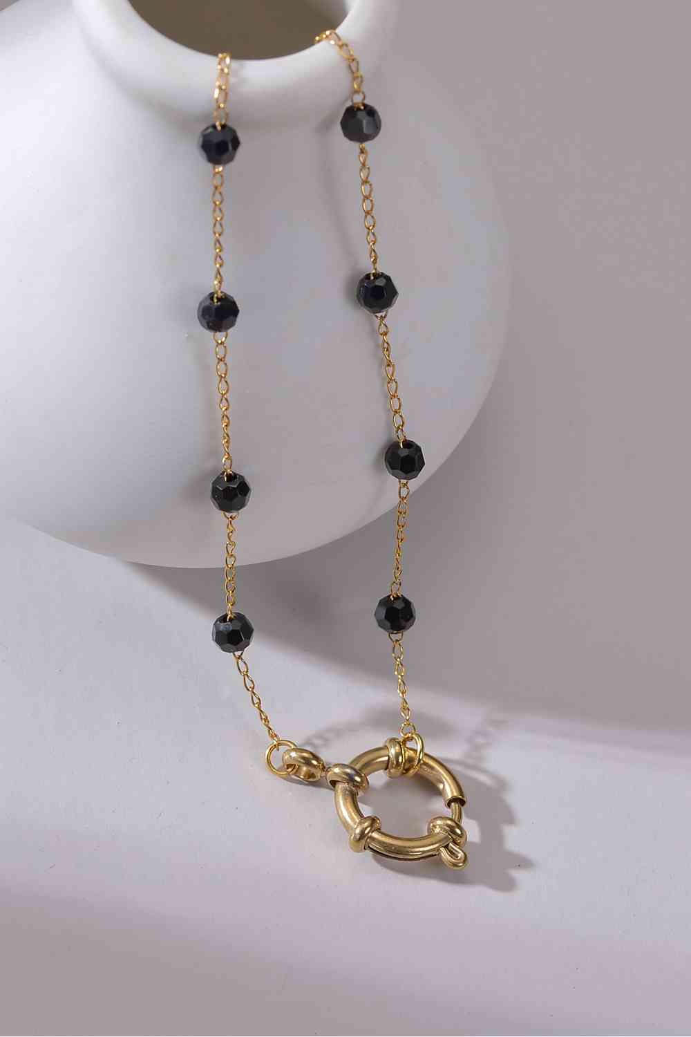 Conjunto de collar de acero inoxidable de tres piezas