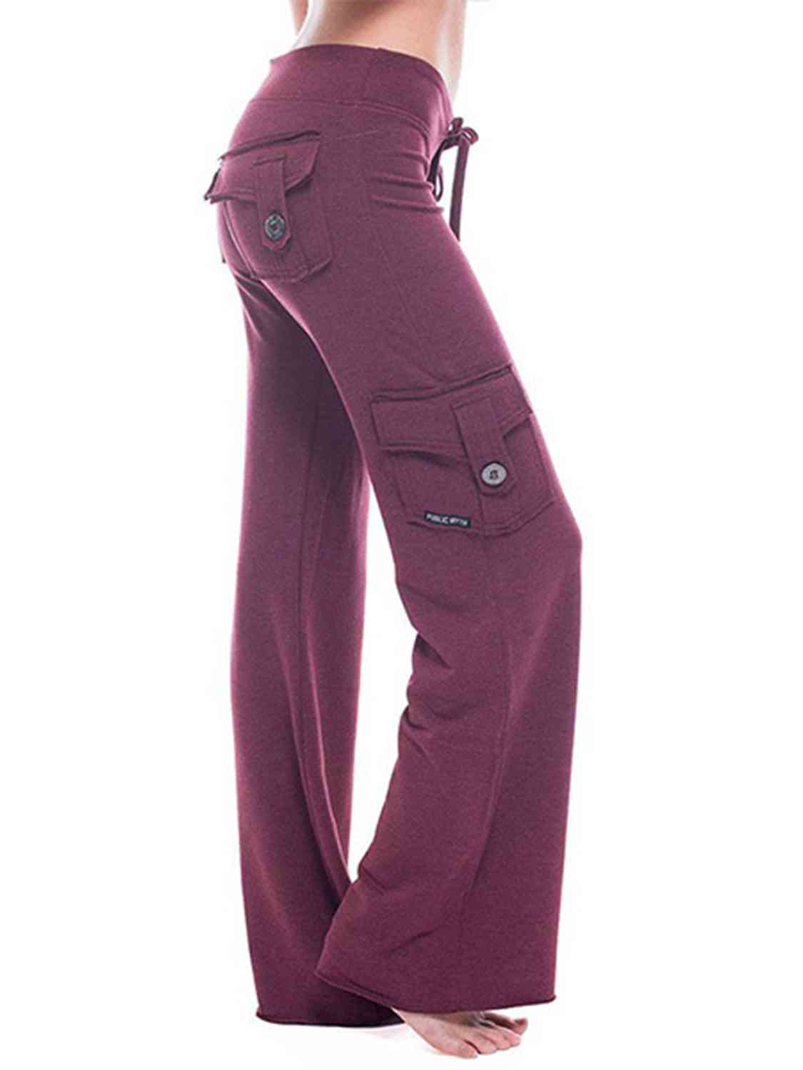 Pantalon taille moyenne avec poches