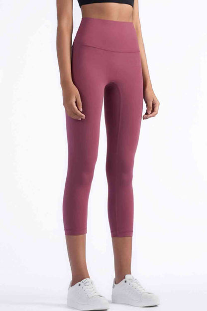 Feel Like Skin - Leggings de yoga courts à taille élastique