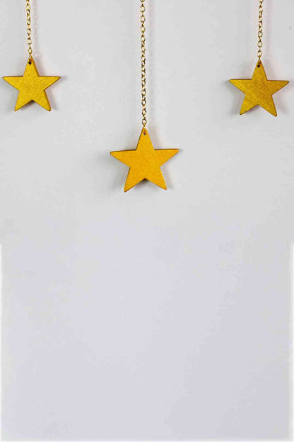 Colgante de pared de estrella lunar