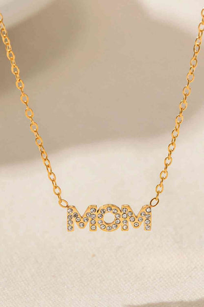 Collier en acier inoxydable MAMAN