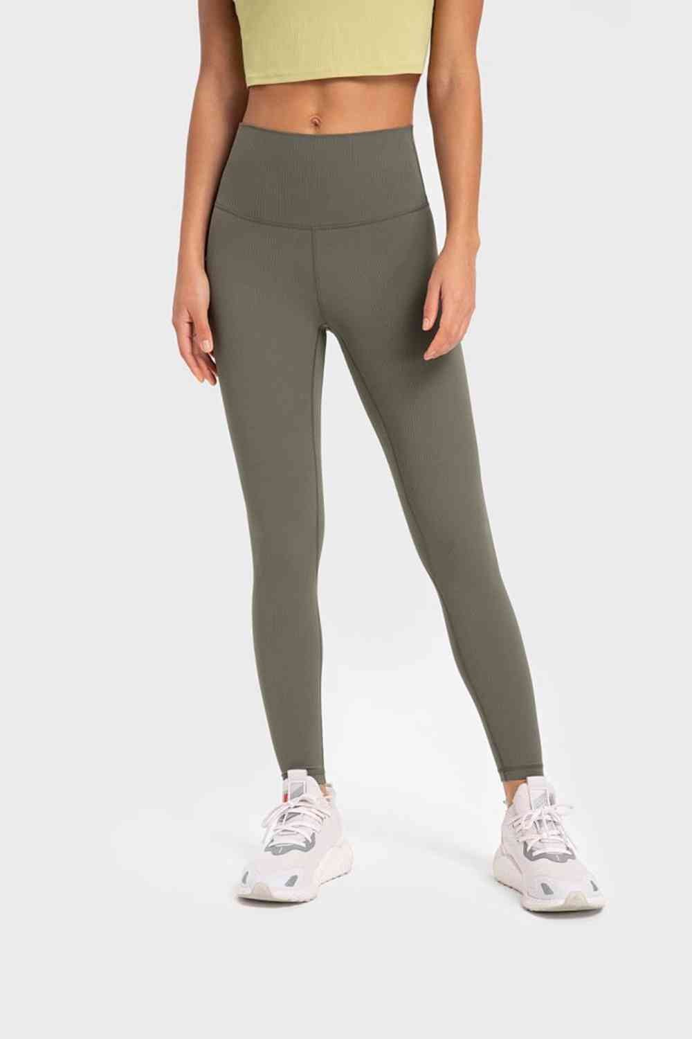 Legging de yoga à large ceinture très extensible