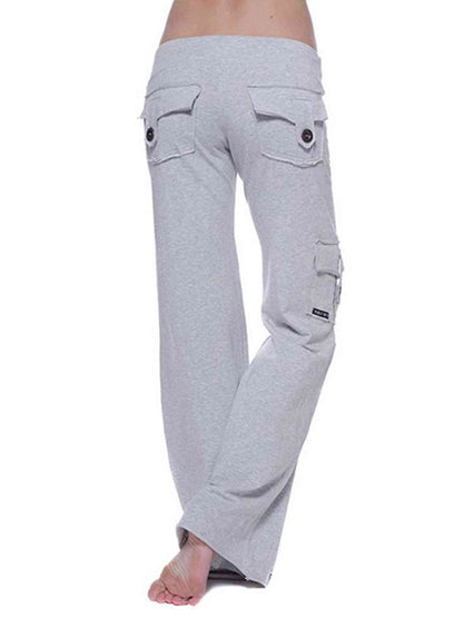 Pantalon taille moyenne avec poches