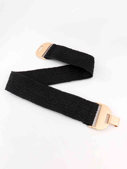 Ceinture élastique à boucle en alliage