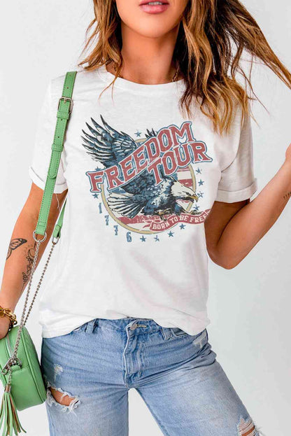 Camiseta gráfica FREEDOM TOUR