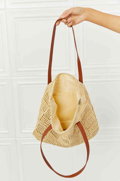 Sac fourre-tout en paille Fame Picnic Date