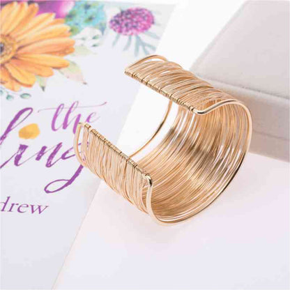 Alloy Layered Cuff Bracelet