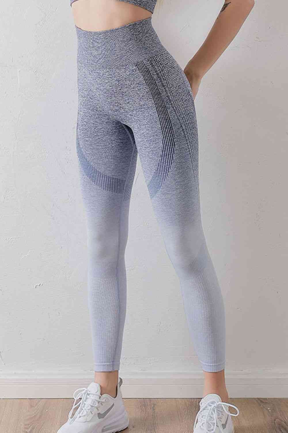 Leggings deportivos de cintura alta degradados