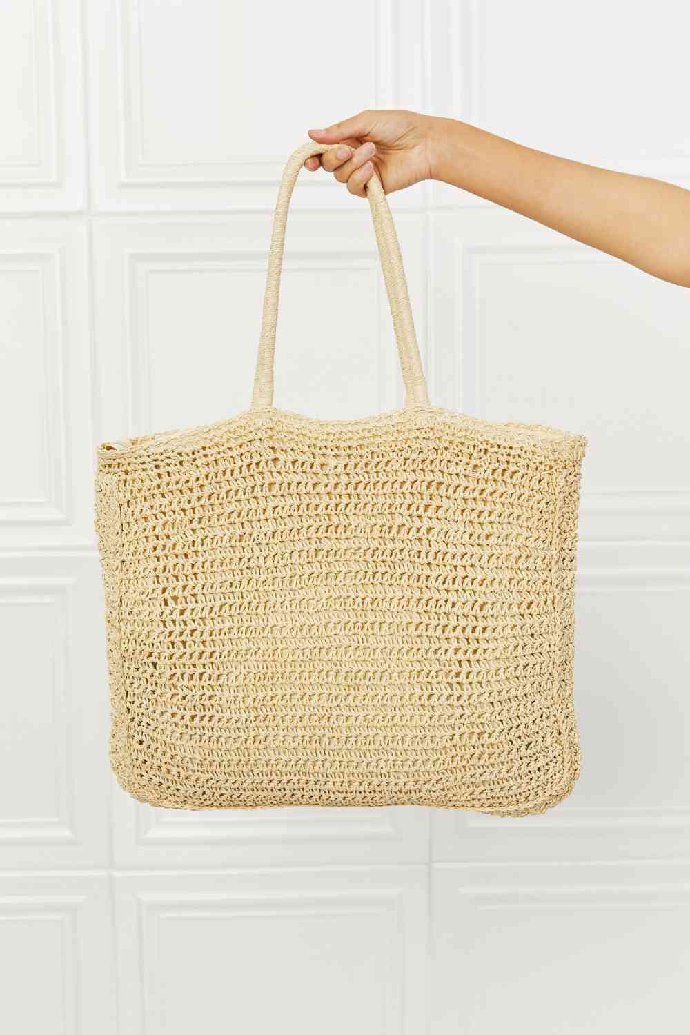 Sac fourre-tout en paille Fame Off The Coast