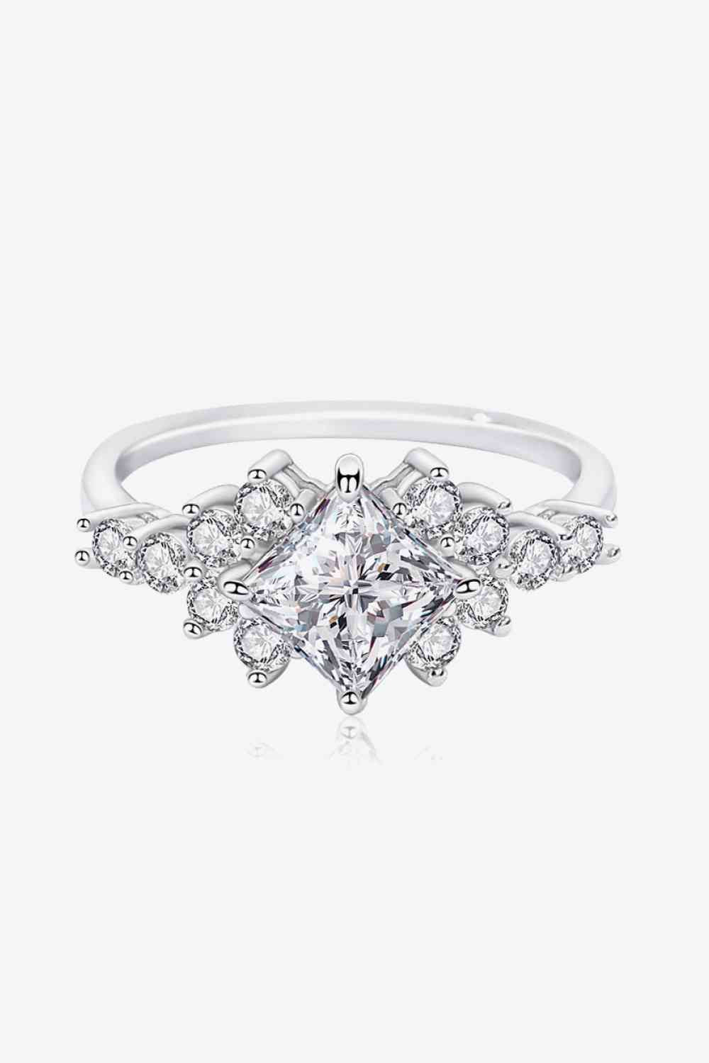 Bague Moissanite de 1,38 carats