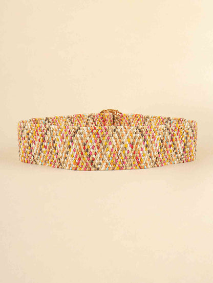 Ceinture large multicolore