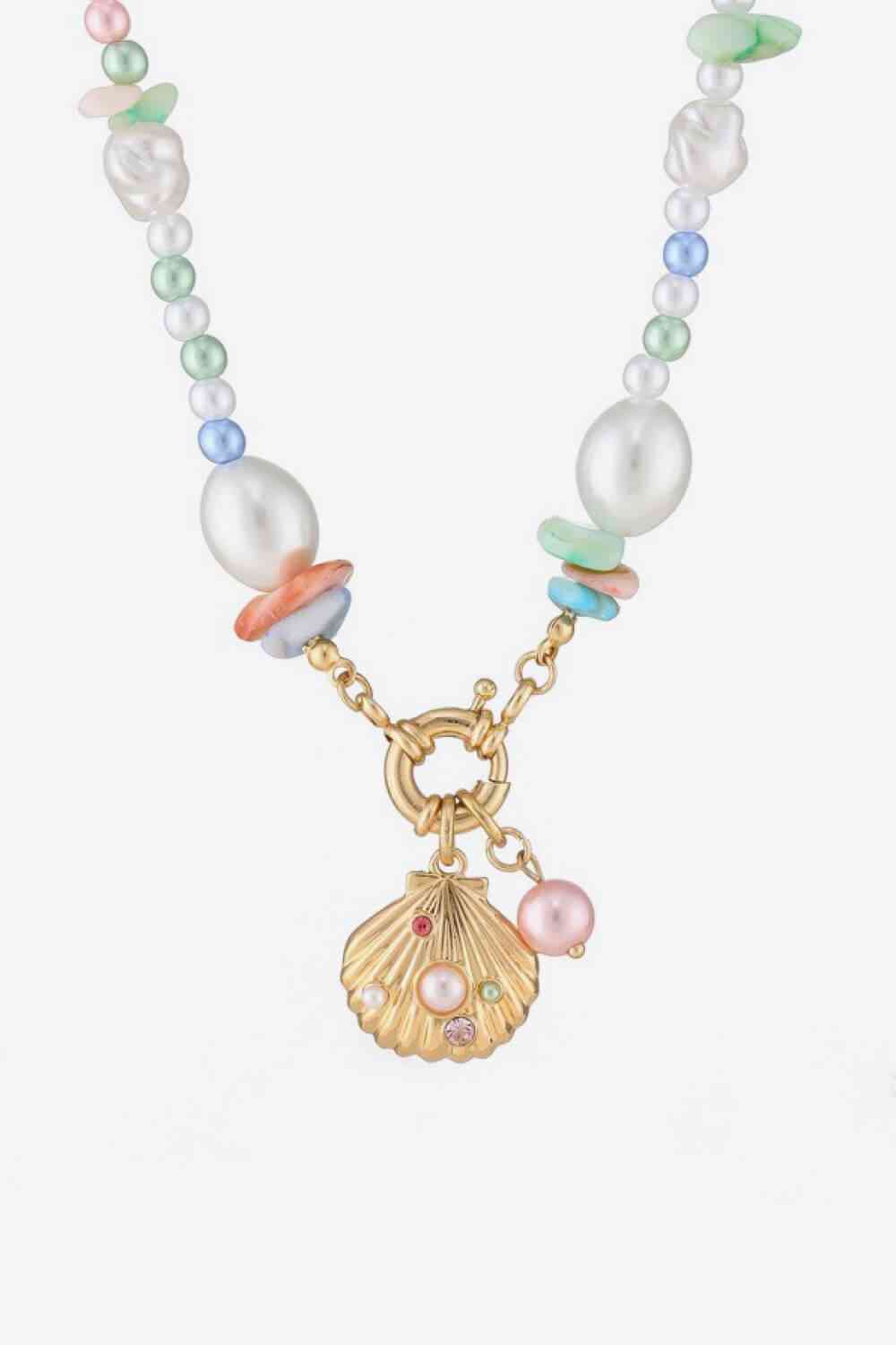 Colorful Synthetic Pearl Necklace