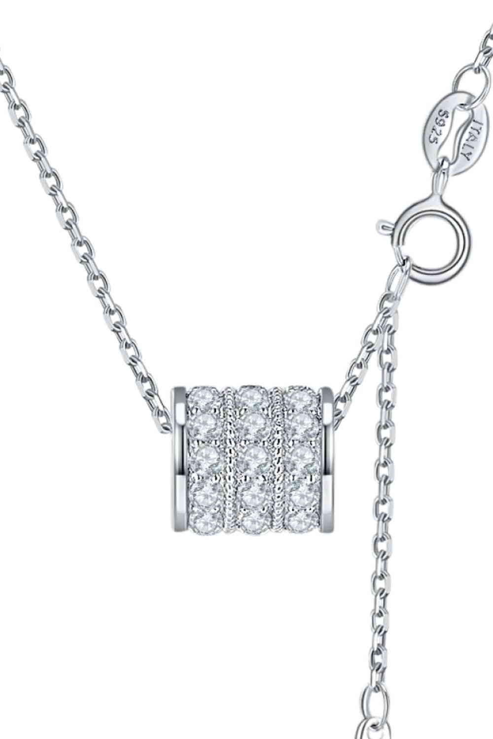 Collier en argent sterling 925 Moissanite