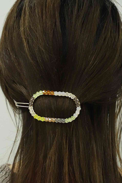 Épingle à cheveux en perles colorées