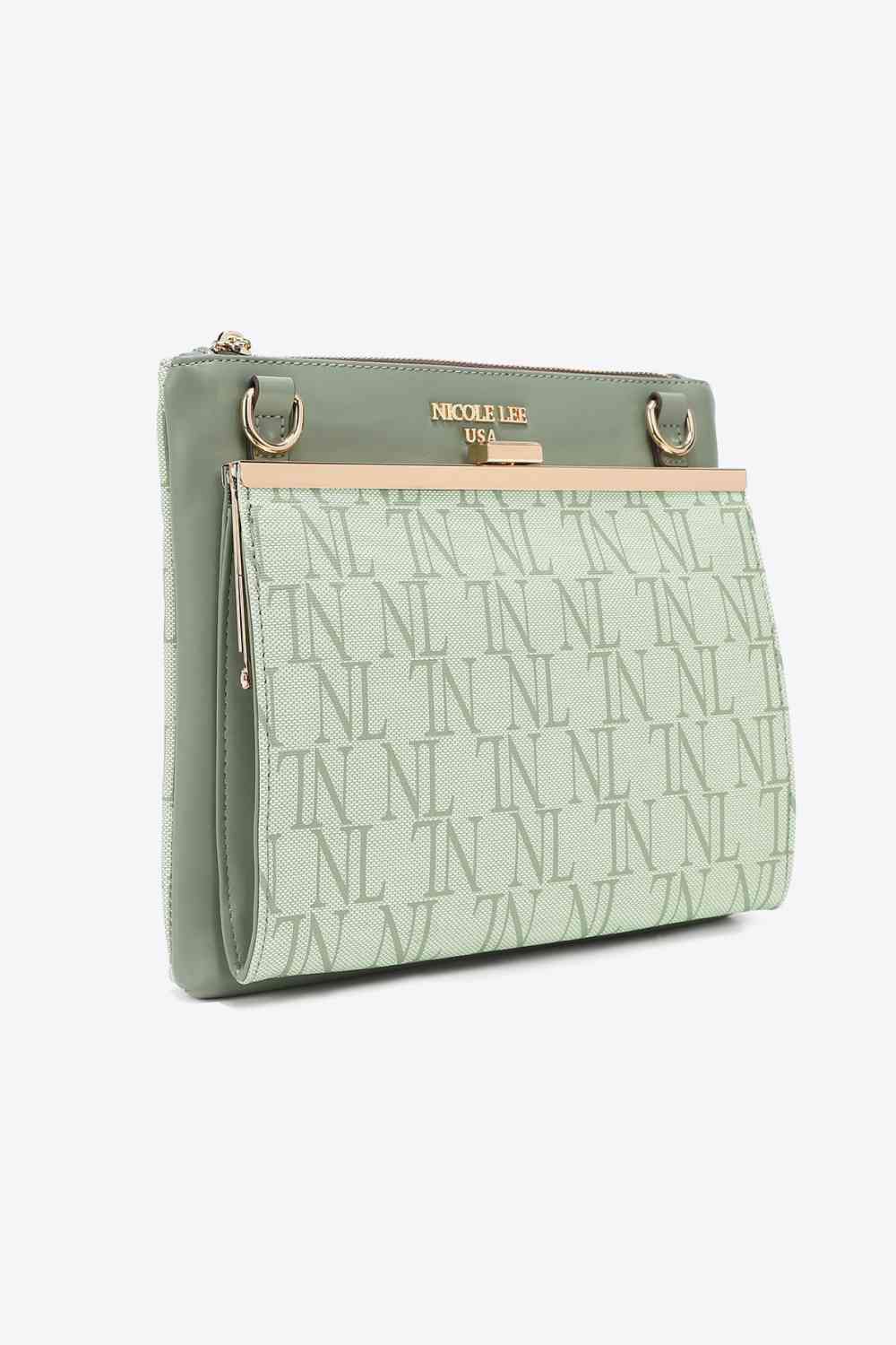 Nicole Lee USA Sac bandoulière à monogramme Tatiana