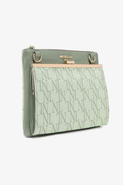 Nicole Lee USA Tatiana Monogram Crossbody Bag