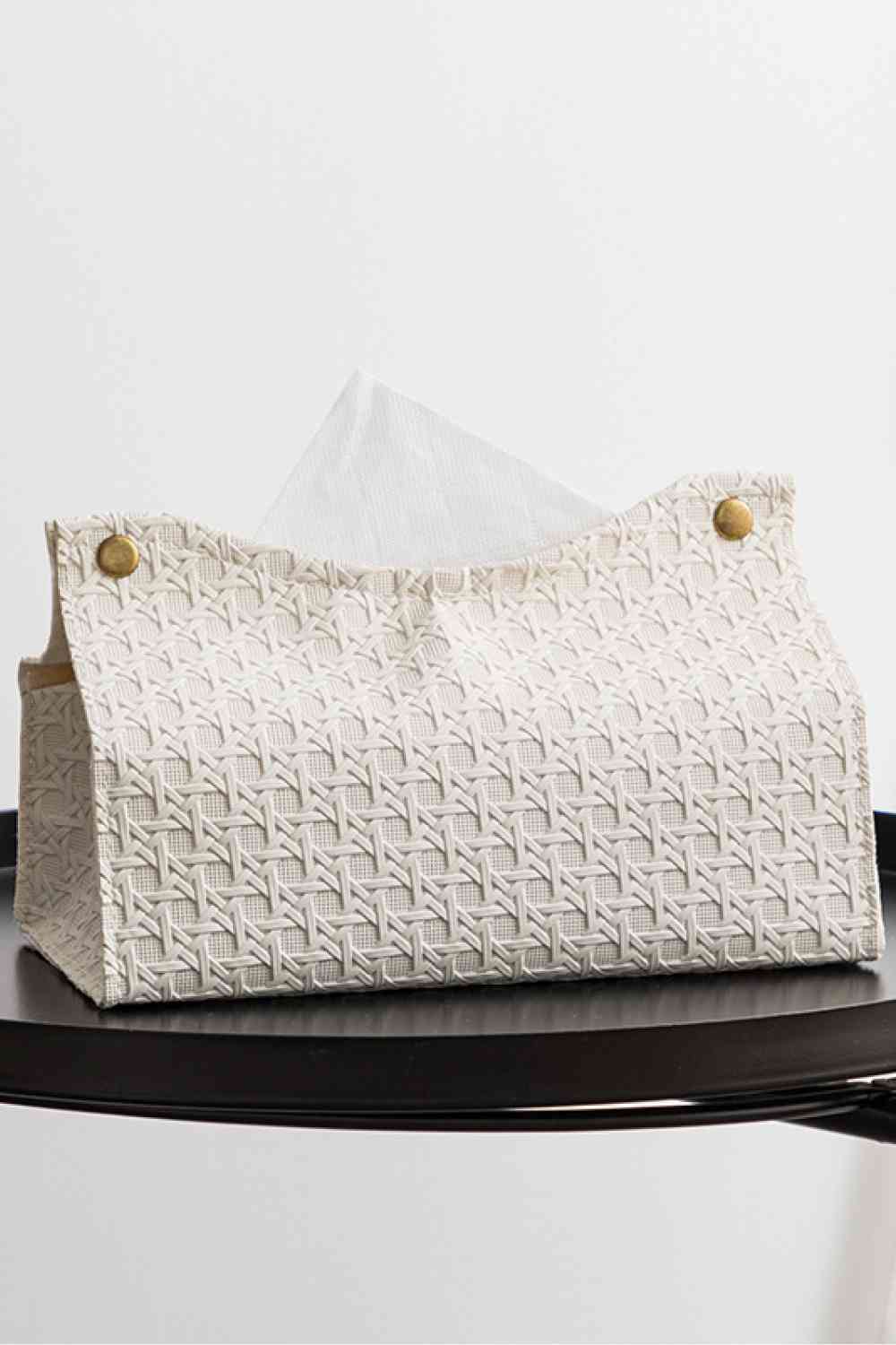 2-Pack Woven Tissue Box Covers