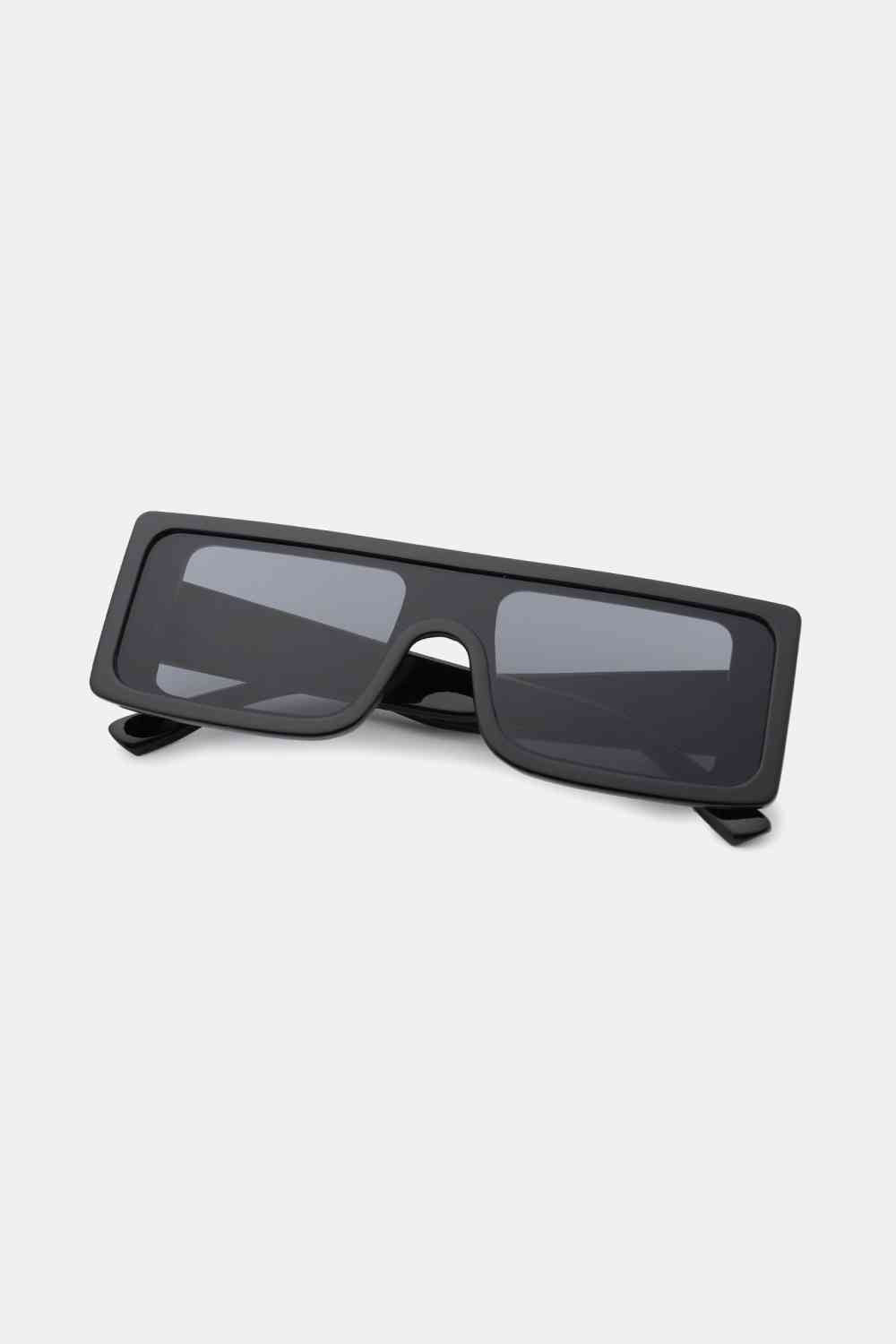 Lunettes de soleil rectangulaires à monture en polycarbonate