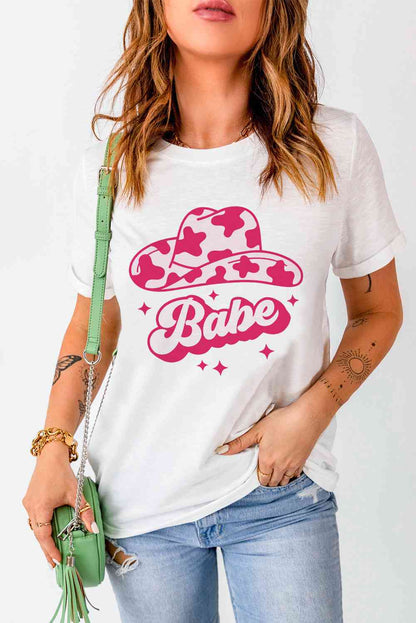 Chapeau de cowboy T-shirt graphique