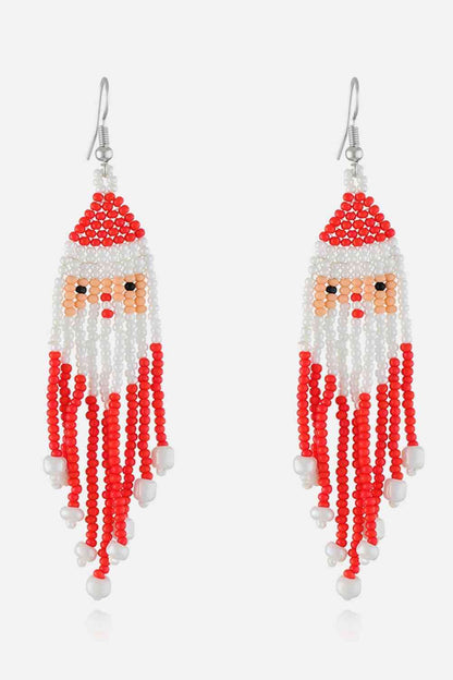 Boucles d'oreilles en perles de Noël