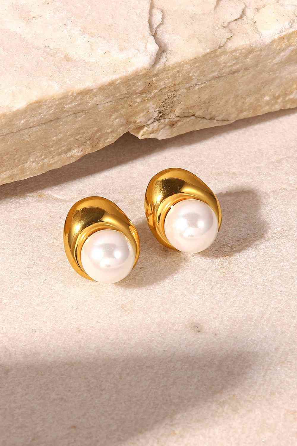 Boucles d'oreilles à tige en perles plus belles que jamais