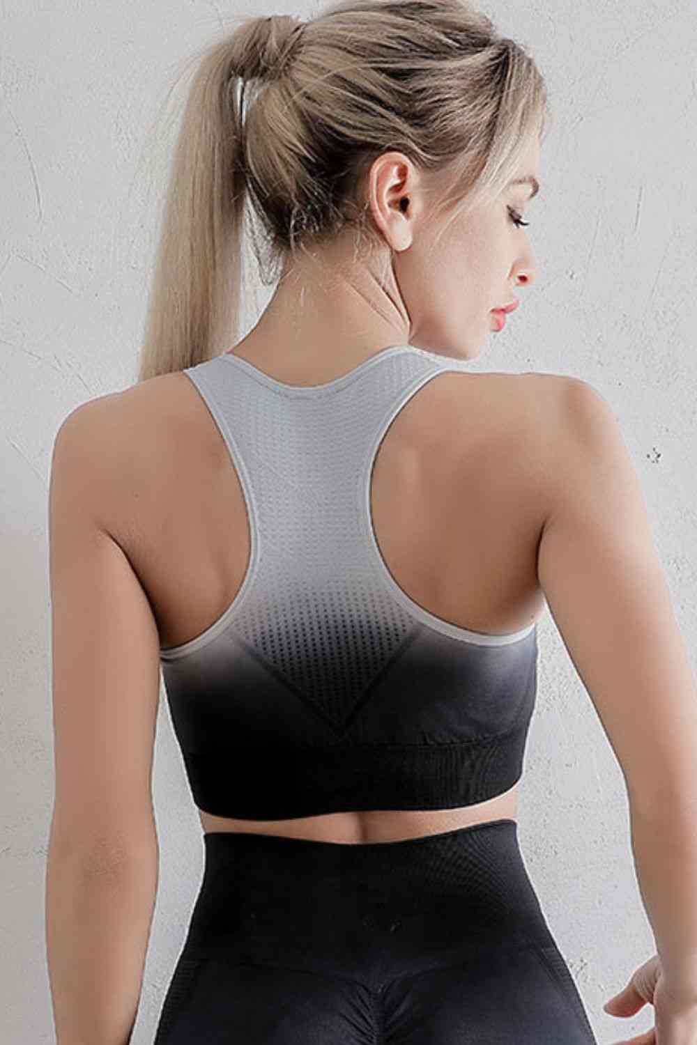 Ensemble soutien-gorge et leggings de sport dégradé