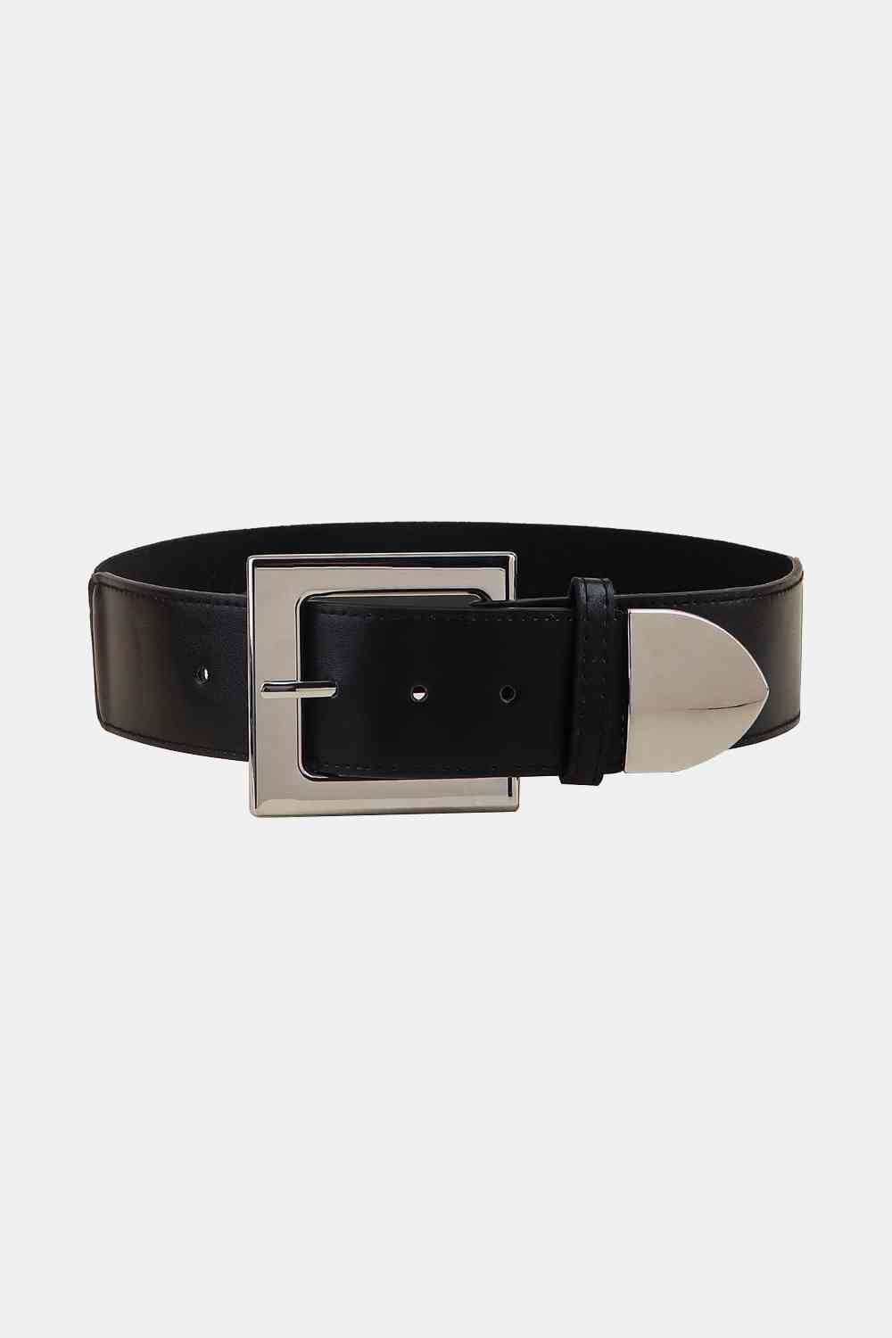 Ceinture en cuir PU avec boucle en alliage de zinc