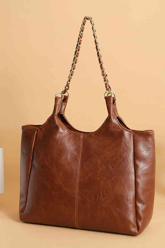 Bolso tote de cuero PU