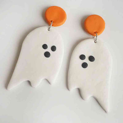 Boucles d'oreilles pendantes sur le thème d'Halloween